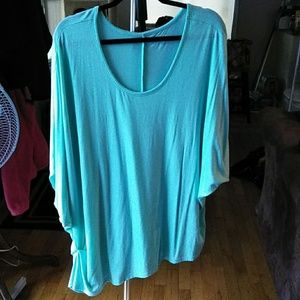 Mint Green Lane Bryant Side Gather Top